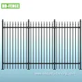 Spear Top Wrought Iron Fence Panel for Garden